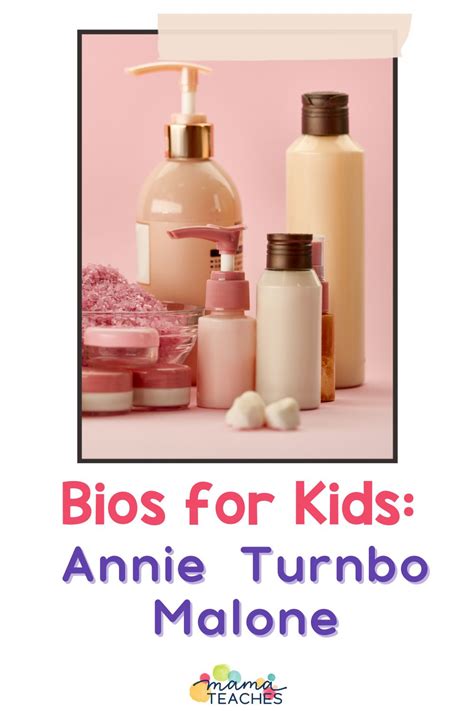 Bios for Kids: Annie Turnbo Malone - Mama Teaches