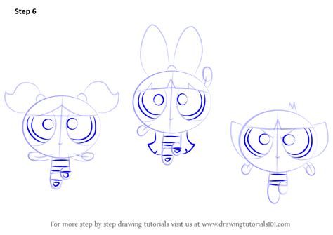 Learn How To Draw Powerpuff Girls The Powerpuff Girls Step By Step