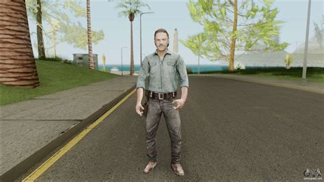 Rick Grimes The Walking Dead Para GTA San Andreas