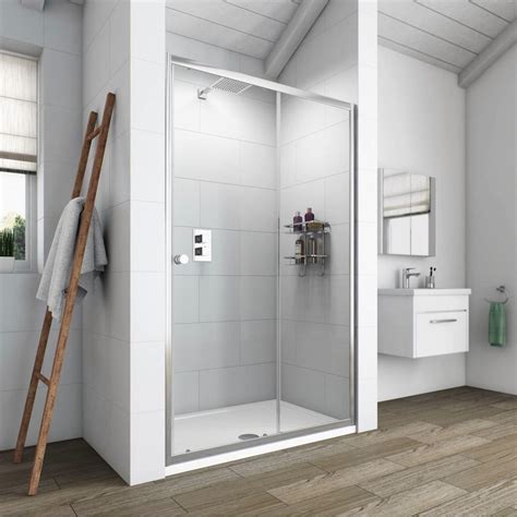 Simplicity 6mm Sliding Shower Door 1200mm Offer Pack Sliding Shower