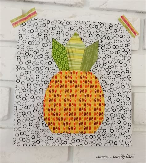 Pineapple Fpp Pattern Foundation Paper Piecing Pattern 3 Etsy