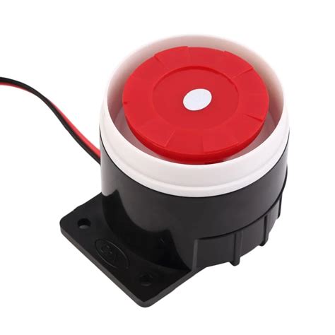 Alarm Dc 12v Mini Red Wired Horn Siren Sound System Warning For Home