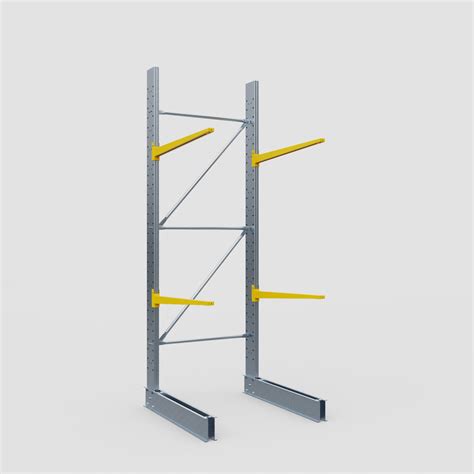 Cantilever Rack Single Sided Standard Duty Powder Coated Full