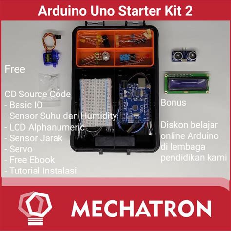 Jual Arduino Uno Starter Learning Kit Compatible Paket Belajar Free