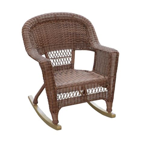 Jeco Inc Honey Rocker Wicker Chair Wayfair