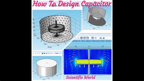 How To Design A Capacitor Using Comsol Comsol Multiphysics 51 2018 Youtube