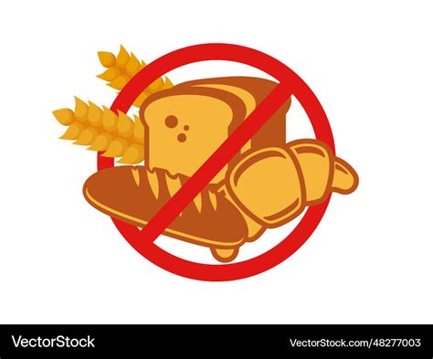 Celiac Disease And Gluten Issues Symbol Royalty Free Vector