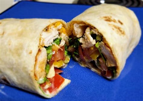 Grilled Mediterranean Chicken wraps Recipe by Tara - Cookpad