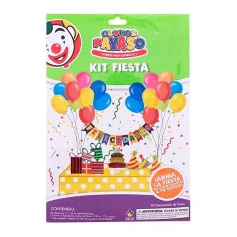 Kit Para Decoraci N Globos Payaso Fiesta Pzas Walmart