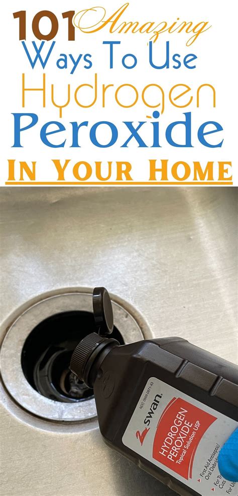 101 Ways To Use Hydrogen Peroxide In Your Home Diy Cleaning Solution