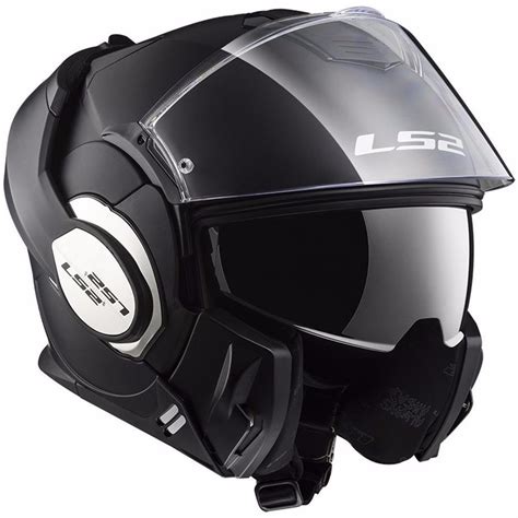 Capacete Articulado Ls Ff Valiant Preto Fosco