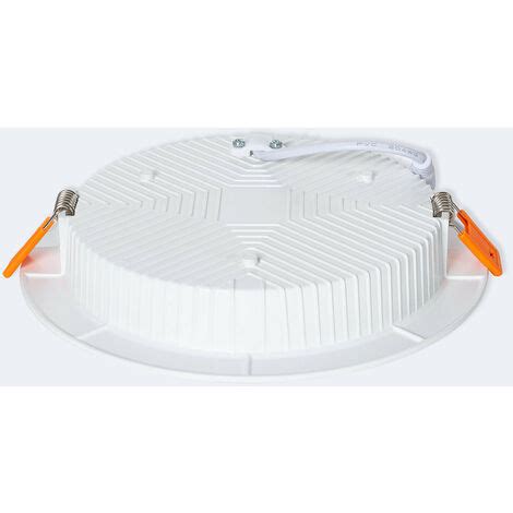 Downlight Led W Circular Aero Lm W Lifud Corte Mm Blanco