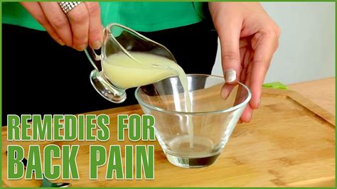 2 Natural Home Remedies For Back Pain Relief Quickly Youtube