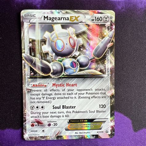 Pokémon TCG Magearna EX XY Black Star Promos XY175 Holo Promo Values