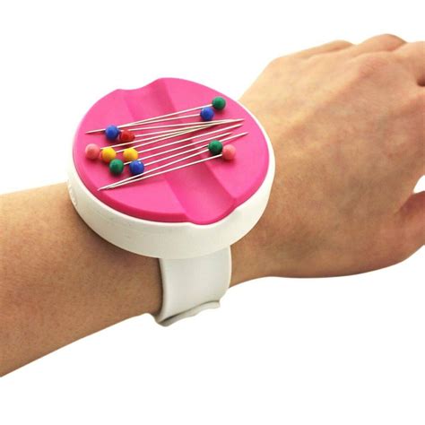 Magnetic Wrist Pin Cushion Pins And Needles Holder Pick Color Etsy