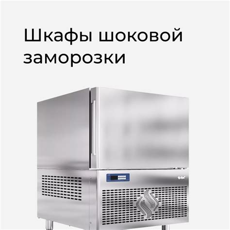 Профессиональные шкафы шоковой заморозки АБАТ – Купить аппарат шоковой ...