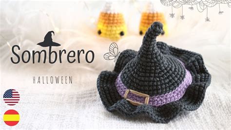 Sombrero De Bruja Amigurumi Halloween Sub Gretawings Youtube