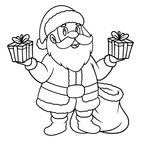 Coloriage de Noel maternelle à imprimer