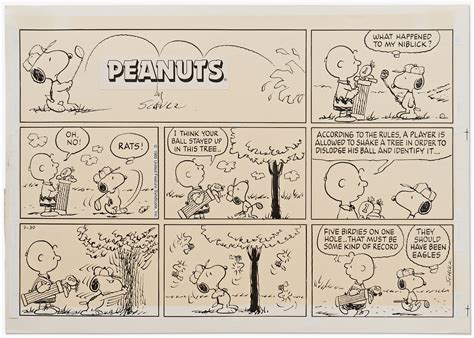 Lot Detail Charles Schulz Original Hand Drawn Peanuts Sunday