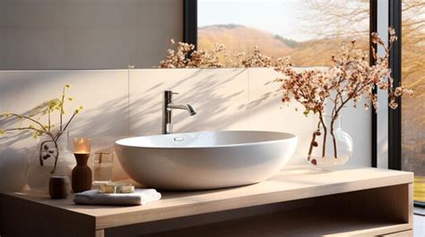 Premium AI Image | Sink Bathroom Accessories on white