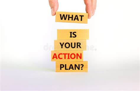 Symbole Du Plan D Action Concept Words Quel Est Votre Plan D Action