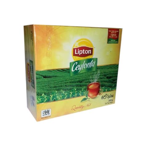 Lipton Ceylonta Tea 100 Bags 200g Heritage Super