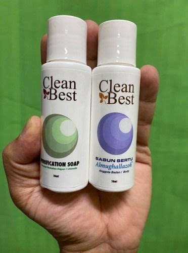 Cleanbest Sabun Sertu Twin And Travelers Pack Body And Utensil Purification Halal Soap Free T