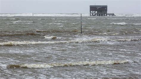 Bsh Warnt Vor Sturmflut An Der Nordseek Ste Am Montagmorgen