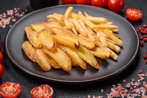 Premium Photo Delicious Crispy French Fries With Salt And Spices On A