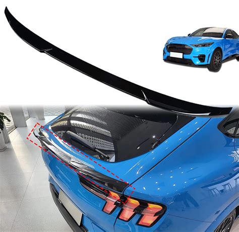 Komillion Rear Trunk Spoiler Wing Fits For Ford Mustang Mach E 2021 2022 Rear Spoiler Rear