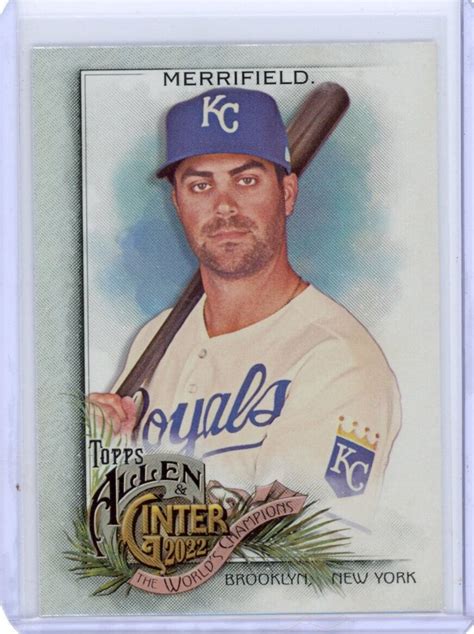 2022 Allen Ginter Whit Merrifield SP Hot Box Silver Portrait Rainbow