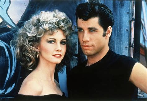 John Travolta And Olivia Newton John In Grease 1978 Photograph By