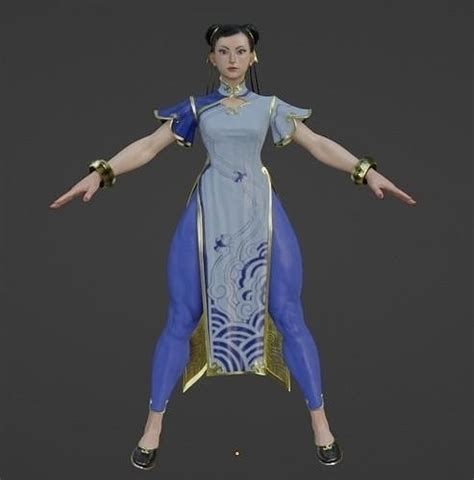 ArtStation Chun Li Street Fighter 3d Fan Art Model 43 OFF