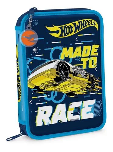 Cartuchera Canopla Hot Wheels Pisos Escolar Original