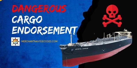 Dangerous Cargo Endorsement Dce Dce Fees How To Apply Dce