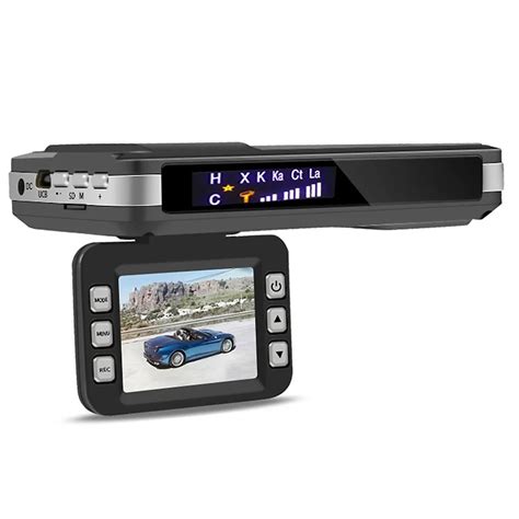 2in1 Car DVR Cam Traço Vídeo Laser Radar Detector de Velocidade GPS