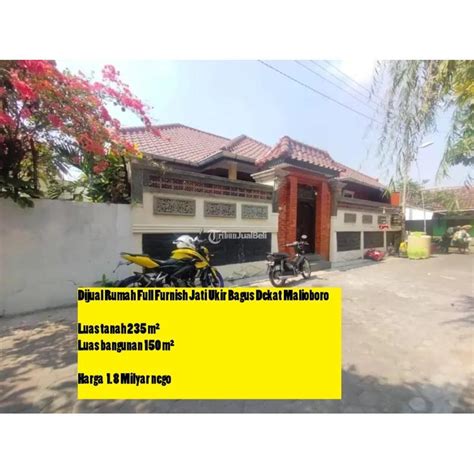 Jual Rumah Full Furnish Jati Ukir Bagus Luas M Dekat Malioboro Di