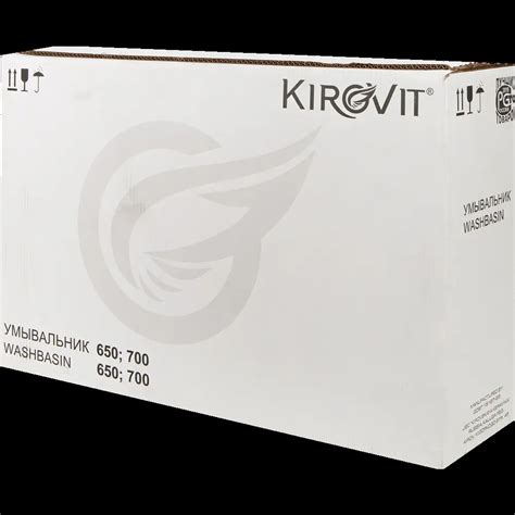 Раковина Kirovit Фостер 70 квадрат фаянс ️ купить по цене 6956 ₽/шт. в ...