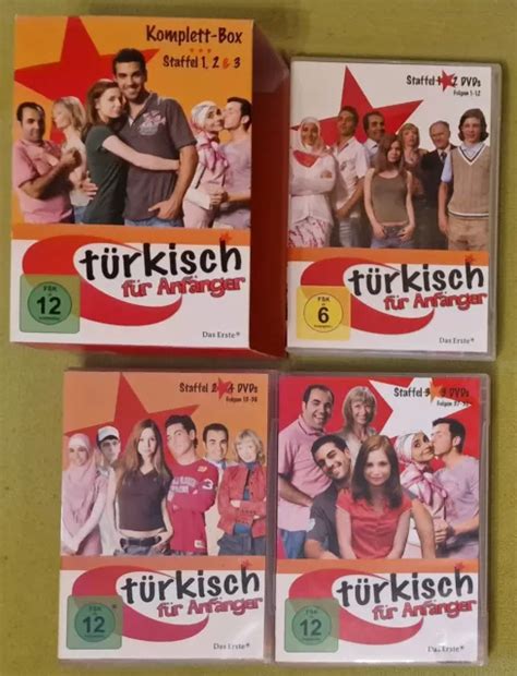 TÜRKISCH FÜR ANFÄNGER Komplette Serie 9 DVDs Vol 1 bis 3 im