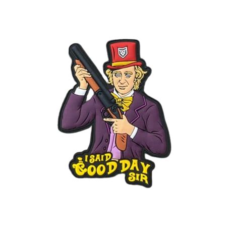 Chicago Fun And Unique Design Willy Wonka Morale Patch Velcro