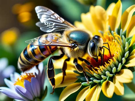 La Importancia De Las Abejas Polinizadores Esenciales En El Foco