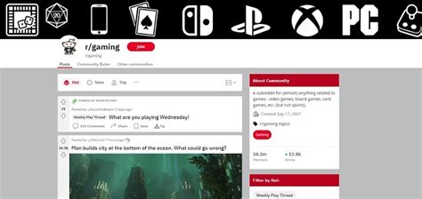 All The Best Subreddits For Gamers - WebGeekStuff