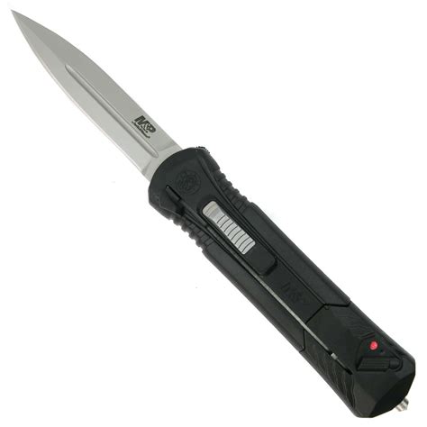 Smith And Wesson Tactical Mandp Otf Knife Bead Blasted Spear Point Blade Bladeops