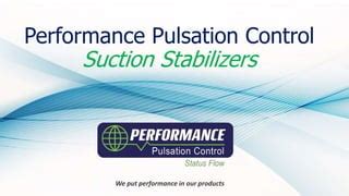 Suction Stabilizers For Pulsation Control Ppt