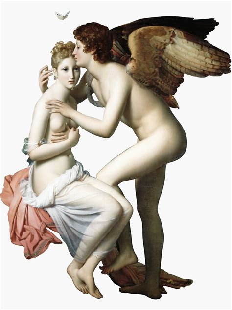 Fran Ois G Rard Cupid And Psyche Sticker For Sale By Elinaarbidane