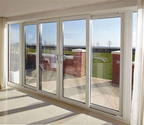 White 4 Pane Sliding Patio Doors Sliding Doors Exterior Glass Doors Patio Upvc Patio Doors