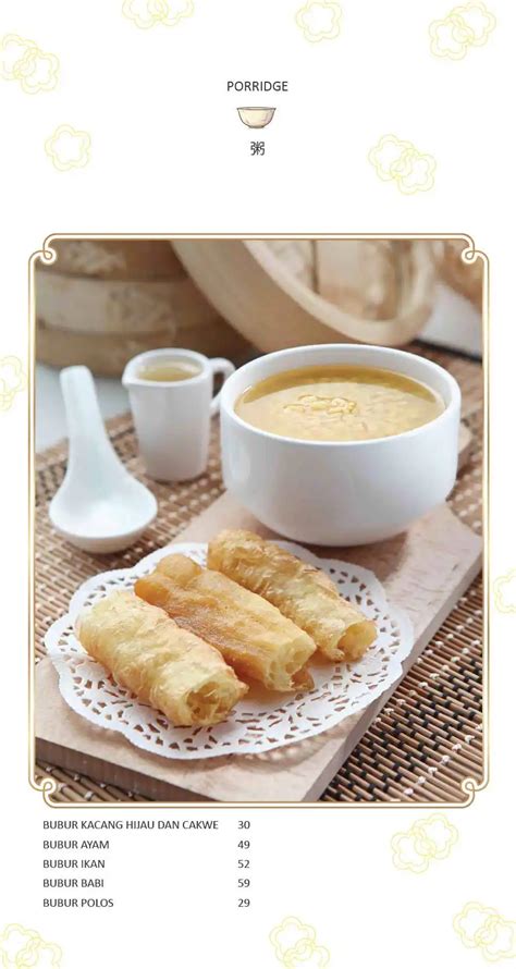 Menu At The Royal Jade Restaurant Jakarta Glow Tower