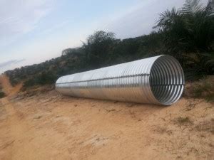 Corrugated Steel Pipe Armco Nestable Flange E 100 PT CHASANA GLOBAL