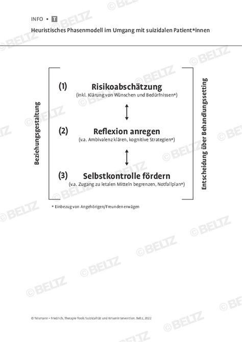 Heuristisches Phasenmodell Im Umgang Mit Suizidalen Patientinnen