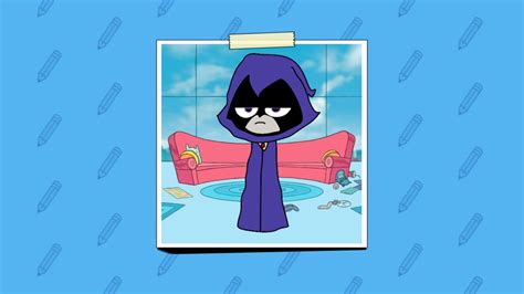 How To Draw Raven From Teen Titans Go
